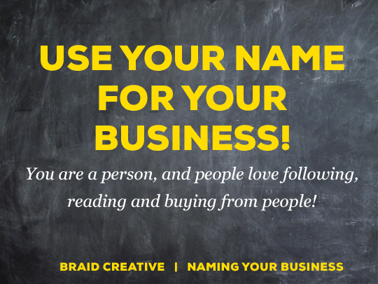 What to name your business