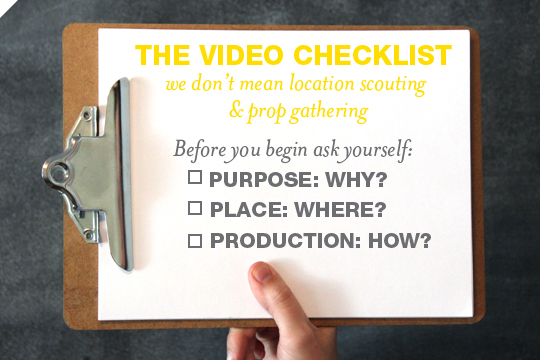 The Video Checklist